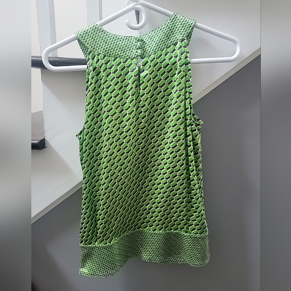 Etcetera Sleeveless Blouse Silk Blend Career Retro Size 2 NWOT - Picture 3 of 5